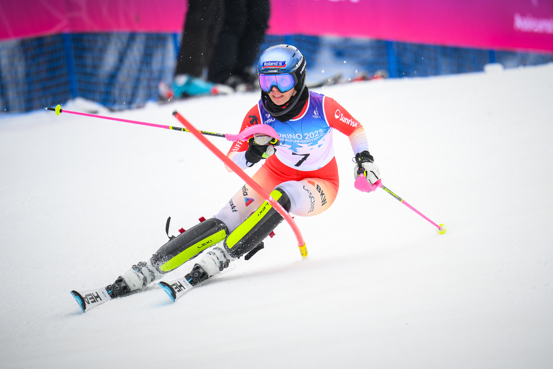 Amélie Klopfenstein 7 slalom © Torino 2025 FISU Games